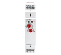 Relè di Ritardo GRT8-A1 Avvio Ritardato 1SPDT, Installato su un Guide DIN AC/DC 12-240V, Ritardo Regolabile da 0,1 sec. a 10 Giorni per il Controllo Dell'elettronica Industriale e Domestica