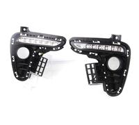 Relè Di Segnalazione Giallo Per Auto, DRL, 12 V, LED, Luci Diurne, Fendinebbia, 2 Pezzi Per Kia, Per Rio, Per K2 2017-2018 Fendinebbia Faro Da Lavoro(No Chrome)