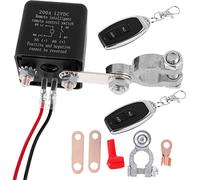 Relè di separazione a batteria, 12 V, set di relè, antifurto, con 2 terminali, per roulotte, SUV, piccoli camion (A)