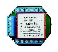 RELÈ DI SEPARAZIONE SOMFY TR2-U-E-230 mini - 60 W, 2 uscite, montaggio a incasso