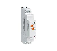 Relè di tempo elettronico di ritardo, timer su guida Din, 10 gruppi di intervallo di impostazione del tempo, 0,1 s-10 giorni, 12-240 V, 200-240 V, 100-120 V, 1 pezzo(TBT7-C1-200-240VAC)