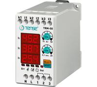 Relè digitale di sovracorrente con display LED 3×3 cifre TRM-50