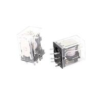 Relè elettromagnetico a luce LED rossa DPDT a 8 pin con bobina AC 380V HH52PL da 5 pezzi