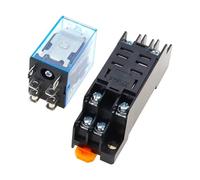 Relè elettromagnetico Relè 10 pezzi Relè piccolo 10A Bobina a 8 pin con base presa