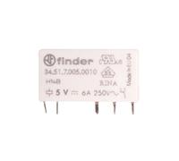 Relè elettromagnetico stretto 1P 6A 5V DC 34.51.7.005.0010