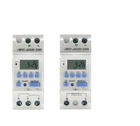 Relè elettronico digitale programmabile con timer di controllo AC 220V 230V 12V 24V 48V 16A montaggio su guida DIN 15A 1 pz(30A,1NO1NC 48V AC DC)