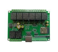 Relè Ethernet Rete Switch WiFi Modbus MQTT TCP UDP Web HTTP Attività di pianificazione CAN RS485 CoAP Modulo timer Domoticz KHzIgRdY (Size : 8ch Eth Wifi)