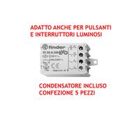 RELE' FINDER 27258230 COMMUTATORE AD IMPULSI 220V 27.25.8.230 PACK 5 PEZZI