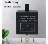 Relè Flasher A Led 12V 3Pin Regolabile Per Luce Di Indicazione Per Frecce Auto