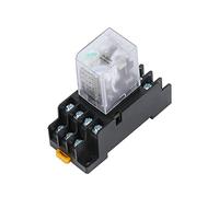 Relè HH54P MY4NJ Plug-in PYF14A DC/AC 12v 24v 36v 48v 110v 220v 5A Contatto Argento 14pin 4PDT rele Presa(Ac,12V)