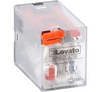 RELE' INDUSTRIALE 2SC 7A 230VA (LOVATO cod. HR602CA230)
