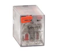 Relè industriale Lovato 7A 2 scambi 24VDC + LED HR602CD024