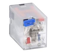 Relè industriale Lovato 5A 4 scambi 24VDC + LED HR604CD024