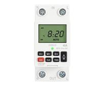 Relè intelligente programmabile su guida Din 220V giorni settimanali 40A 2p con batteria timer for il conto alla rovescia di 7 giorni EKTS316(EKTS-316-230 40A)