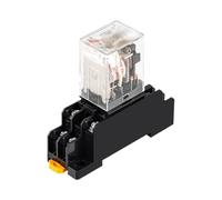 Relè intermedio 220V AC 8 pin DC 12 piccolo 14 DC24 interruttore 380 con base(CDZ9-62PL AC110V)