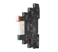 Relè intermedio 5v 12v 24v HF41F-24-ZS CC CA 24V6Adc(DC24V 6A BLACK)