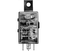 HELLA 4AZ 003 787-051 Intermittenza di lampeggio, 6V, 4a... poli, Montaggio, esterno/infilato, elettronico, con supporto