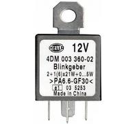 Relè interruttore frecce elettronico infilato 4DM 003 360-021 HELLA per BMW FORD