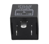 Relè lampeggiante a 3 pin LED 12 V Fix per hyper per flash elettronico relè segnale di direzione 12 V 90 lampeggia relè lampeggiante min 12 V e per iper per flash Fix relè 12 V per lampadine a LED