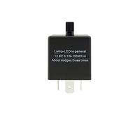 Relè lampeggiante a 3 poli CF-13KT, relè per frecce a LED elettroniche, relè di indicatori di direzione regolabili 12 V 0,1 W-150 W per veicolo e moto