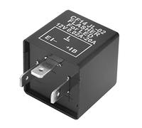 Relè Lampeggiante Impermeabile LED a 3 Pin 12V, Hyper Flash Fix per Indicatori di Direzione, Relè Lampeggiatore, Relè per Indicatori di Direzione