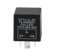 Relè lampeggiatore CF14 JL-02 Relè lampeggiante a LED a 3 pin per indicatori di direzione Hyper Flash Fix 12V 0.02-20A