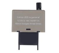 Relè Lampeggiatore Elettronico a 8 Pin, 12,8V CC Modulo Lampeggiatore Relè Indicatori di Direzione a Frequenza Regolabile per Moto Auto Veicolo LED Indicatori di Direzione Lampadine Flash