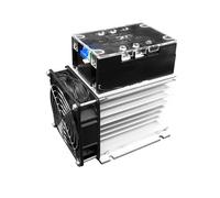 Relè monofase, avviatore elettronico intelligente, modulo di avvio morbido, avvio lento per pompa dell'acqua, modulo di avviamento elettronico con radiatore ventilatore (SSR-40WA-R1 (1,5 KW))