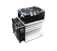 Relè monofase, avviatore elettronico intelligente, modulo di avvio morbido, avvio lento per pompa dell'acqua, modulo di avviamento elettronico con radiatore ventilatore (SSR-100WA-R1 (4 KW))