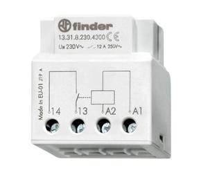 Relè monostabile elettronico ad impulsi Finder 12A 230V AC 133182304300