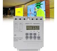 Relè orario programmabile 380 V, timer programmabile intelligente settimanale programmabile tre fasi, interruttore timer programmabile, bianco