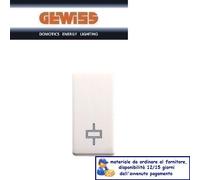 RELE' PASSO-PASSO 1 POLO 10A GEWISS SYSTEM WHITE GW20071