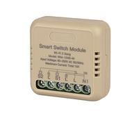 Relè Passo Passo Elettronico Silenzioso 220V 10A, Step Relay Impulsivo da Incasso, WIFI Con 2 Canali, 40x40x18mm IP20, Comando da Più Punti, APP Tuya Smart Life