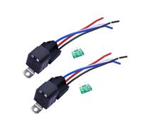 Relè Pre-cablato Universale A 4 Pin Per Auto E Camion 12V Con Presa - 2 Set