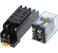 Relè Relè 12V 24V 36V 110V 220V 380V 10A 8PIN Relè di potenza bobina DPDT LY2NJ HH62P HHC68A-2Z con base presa Accessori elettronici (Size : DC 36V)