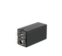 Relè ritardato con display digitale H3Y DC12V 24V AC220V temporizzato elettronico presa di base LCD Regolatore ritardo accensione Rela(DC24V)