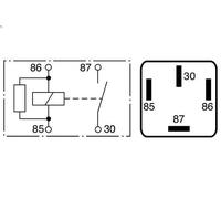 Relè, sistema candelette per BOSCH 0 986 332 002 per BMW 5 (E34) 2 1987-1990