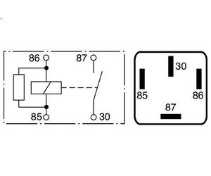 Relè, sistema candelette per BOSCH 986 332 002 per BMW 5 (E34) 2 1987-1990