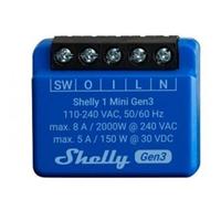 Shelly Mini 1 GEN 3 - Smart Relay 8A AC/DC WiFi/BT
