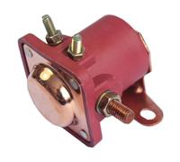 Relè Solenoide 12v per Avviamento Auto e Camion Snl135 | Plastica e Rame, Base Massa a 4 Terminali, Rosso, Guarnizione del Solenoide