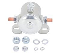 Relè Solenoide Avviamento 12V 200A, Interruttore Magnetico 3 Terminali | Bobina Ottone Custodia Ferro 3 Terminali Cablaggio Semplice Protezione Affidabile Controllo Industriale Elettronica Auto ATV