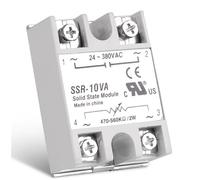 Relè statico monofase SSR-10 VA 25VA 40VA Modulo regolatore di tensione offset tensione Regolatore di potenza Resistenza completamente isolata 1 pezzi(SSR-10VA)