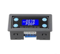 Relè temporale DC 12 V con display LCD e pulsanti