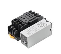 Relè Temporale Digitale 0.1S-990H Ritardo Di Accensione Del Ciclo Spegnimento Multi Modalità DC 12V 24V AC 220V Con Presa Base 4NO4NC Ciclico