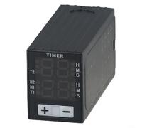 Relè temporale display digitale H3Y4 14Pin per 220V Power On Delay e funzione di ritardo ciclo con guscio PC ignifugo (DC24V)