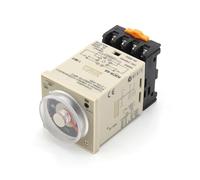 Relè temporale H3CR-A8 24-220VAC/DC da 1,2 s a 300 h 50/60 Hz 8 pin con relè temporale di ritardo ciclo di accensione e spegnimento di base 1 pz(12VDC)
