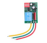 Relè Temporale, Timer Regolabile 110V - 220 V Ingresso 1 Canale Output per l'interruttore del relè di Tempo di Controllo con 16 modalità di Ritardo 1400 W Control per Ventola, Motore, (Senza
