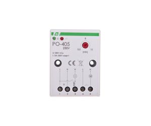 Relè temporizzato 1Z 10A 1-15min 230V AC ritardato PO-405
