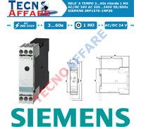 Relè temporizzato 3...60s 1NO AC/DC 24V AC 200...240V Relè Siemens 3RP1576-1NP30