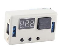 Relè temporizzato a LED, modulo interruttore di controllo relè temporizzato con display a LED da 12 V